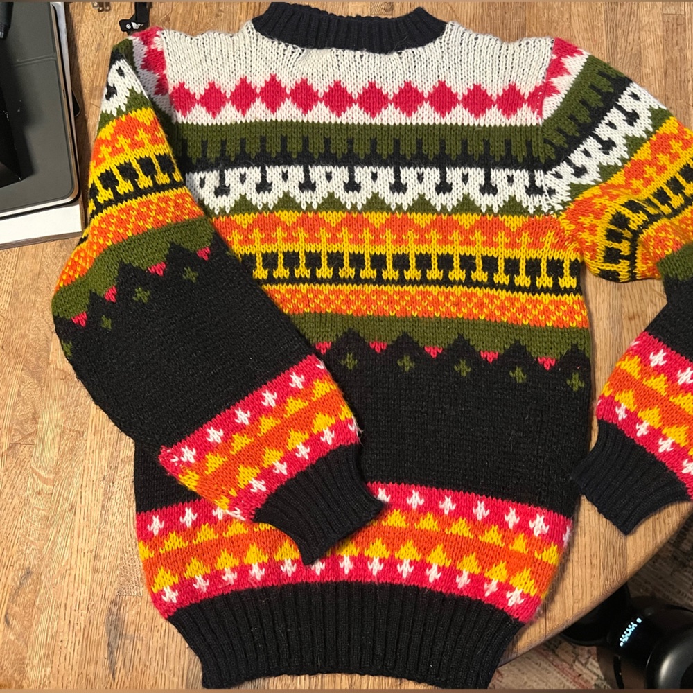 Orlon Turbo Peacock sweater